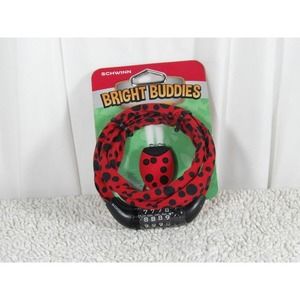 Schwinn SW79245 Red Bike Lock With Light Bright Buddies Lady Bug Combinations